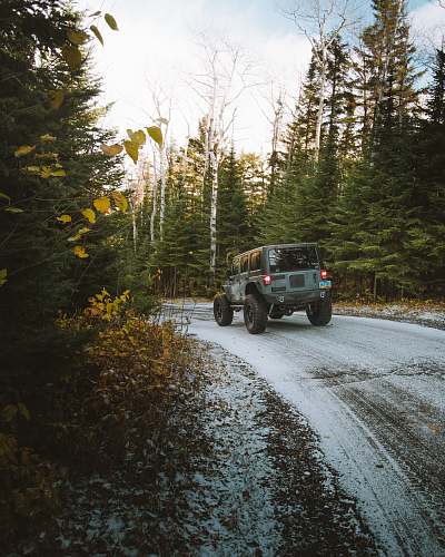 gravel vehicle crossing on dirt roa road